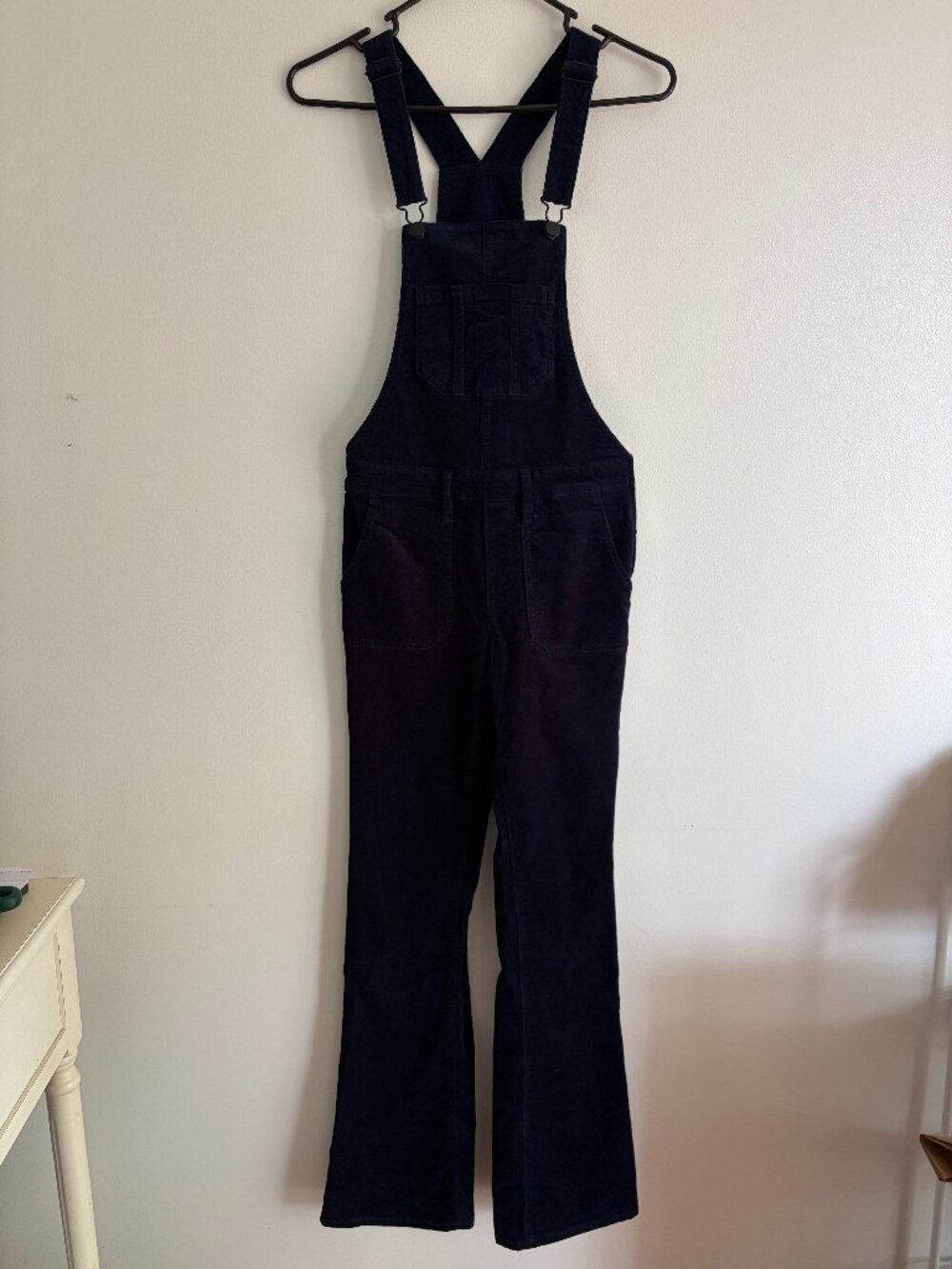 Old Navy Navy Blue Corduroy Bootcut Overalls